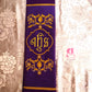 Floral JHS Medallion - deacon stole
