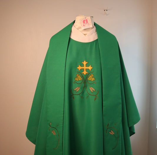 Cross  - Chasuble & Stole Set