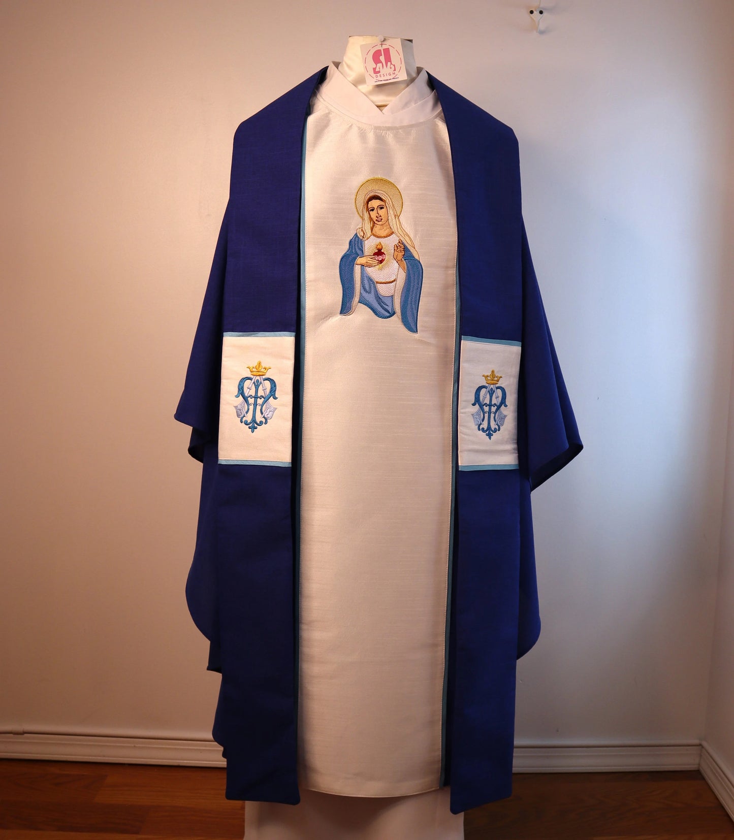 Sacred Heart of Mary - Chasuble + Stole Set