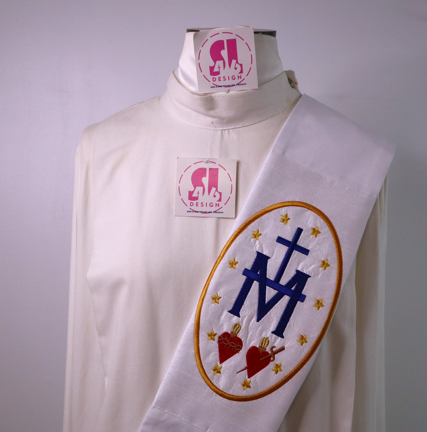 MARIAN MEDALLION - Deacon stole