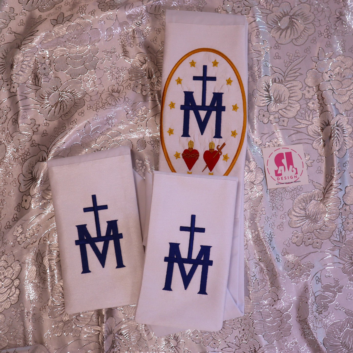 MARIAN MEDALLION - Deacon stole