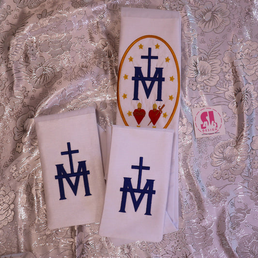 MARIAN MEDALLION - Deacon stole