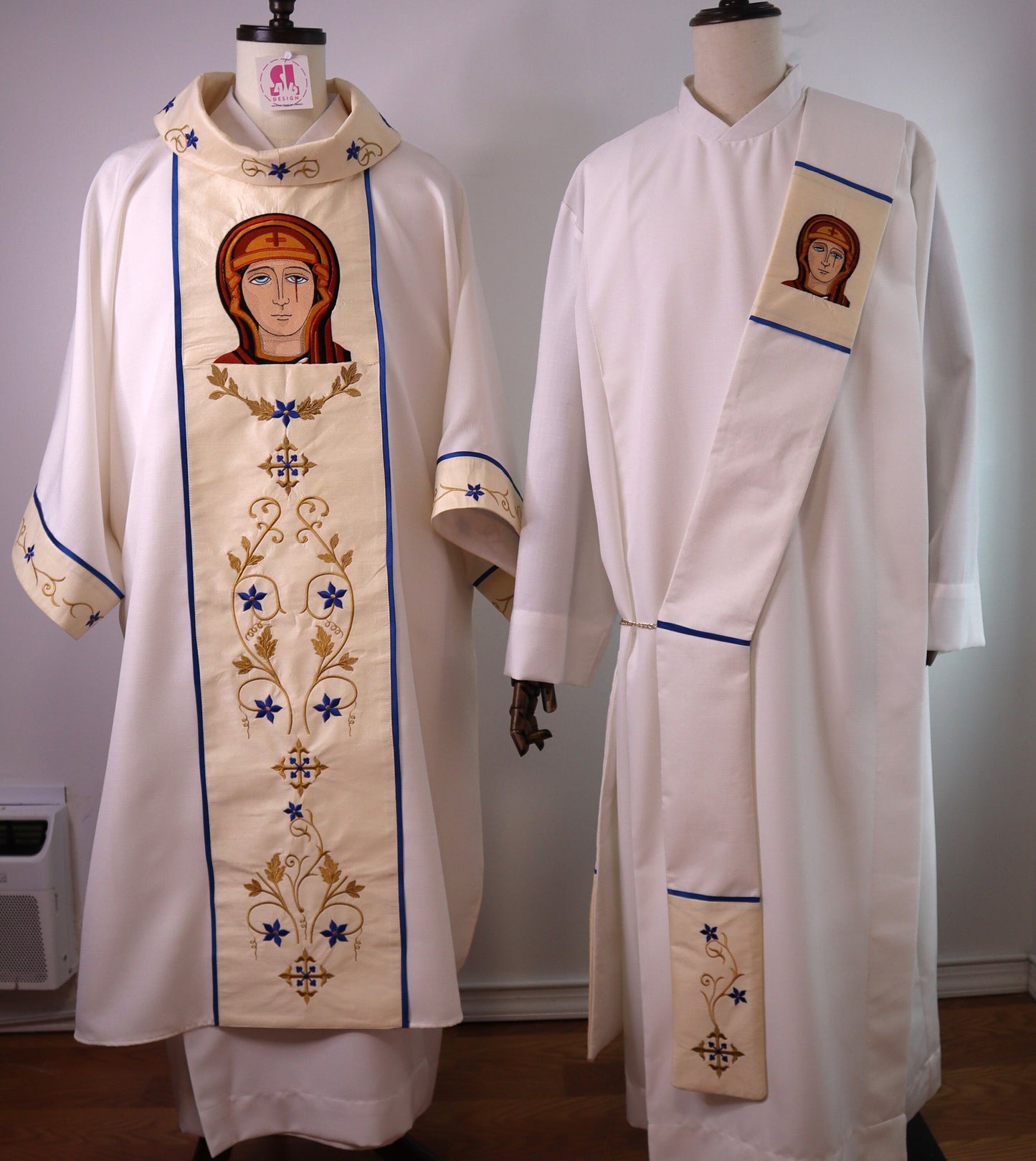 Our Lady of Sorrows - Dalmatic  & Stole Set.