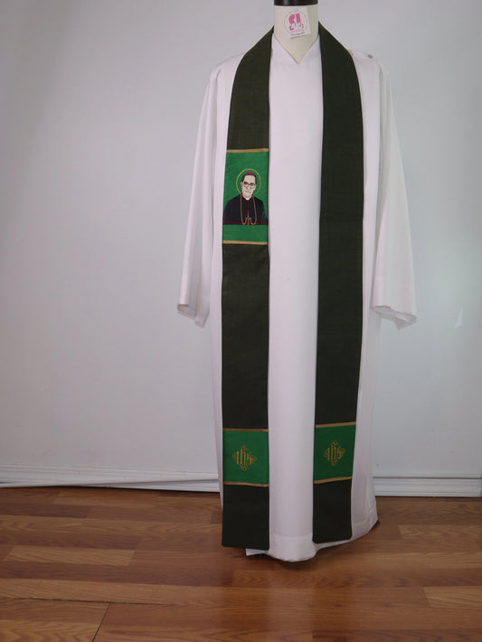 Óscar Arnulfo Romero y Galdámez - JHS -  Priest Stole