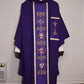 Sacred Heart of Jesus, Mary & Joseph - Chasuble + Stole Set
