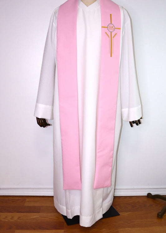 IHS - Holy Communion  Cross  - Priest Stole