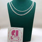 Deacon's spouse  Cross Necklace - Sterling Silver with Swarovski crystals