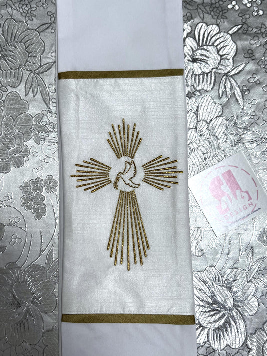 Holy Spirit Cross -  Deacon Stole