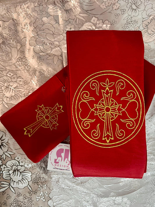 IRISH / CELTIC CROSS  - Deacon Stole