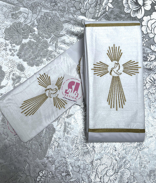 Holy Spirit Cross -  Deacon Stole