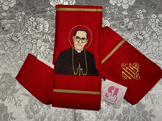 Óscar Arnulfo Romero y Galdámez - JHS -  Priest Stole