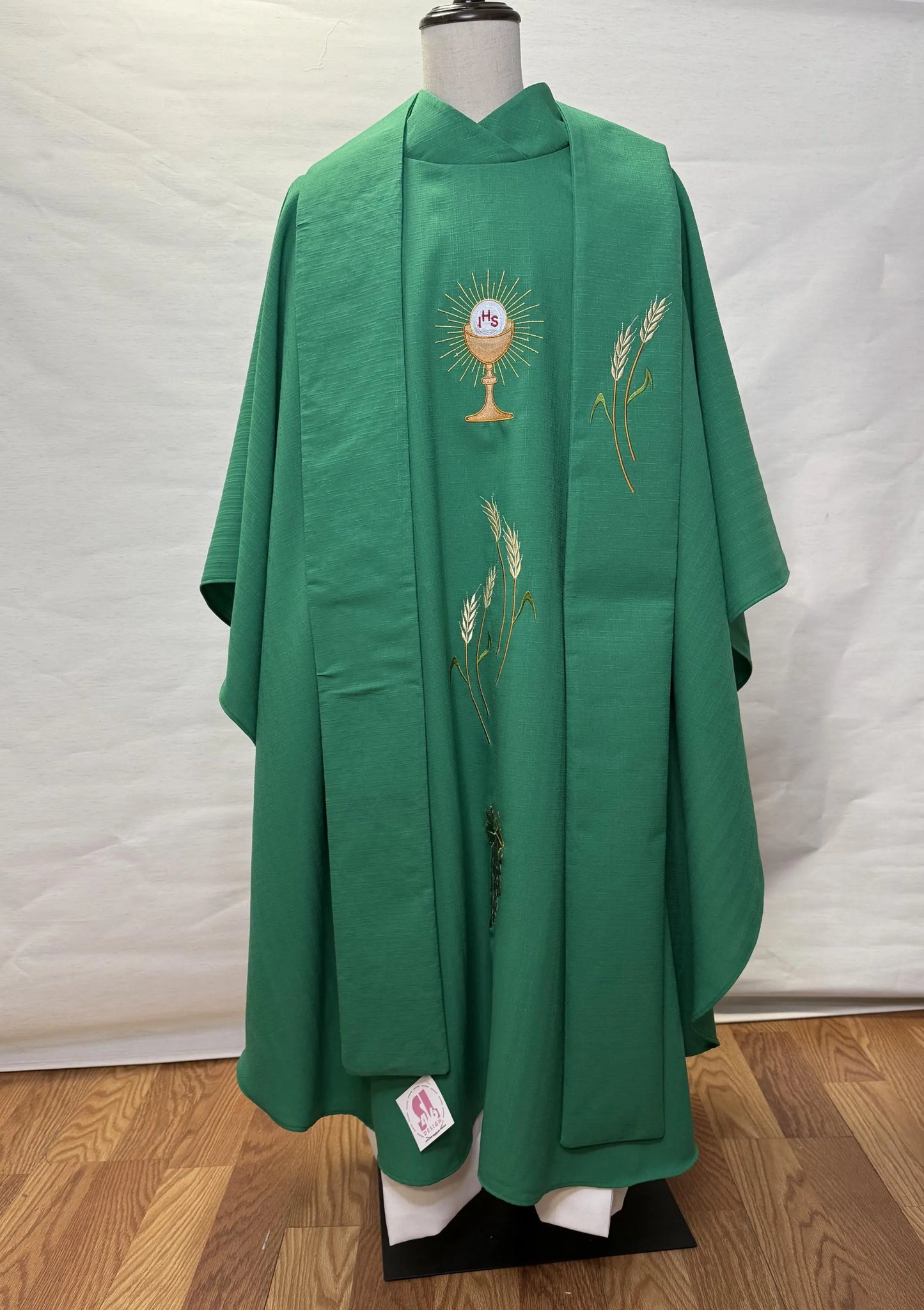 JHS with Chalice - Chasuble and stole set