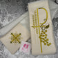Cross with Grapes & Wheat - Chi Rho - Deacon Stole