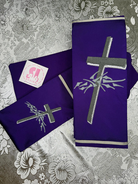 Passion of Christ Crown of Thorns  - Deacon stole