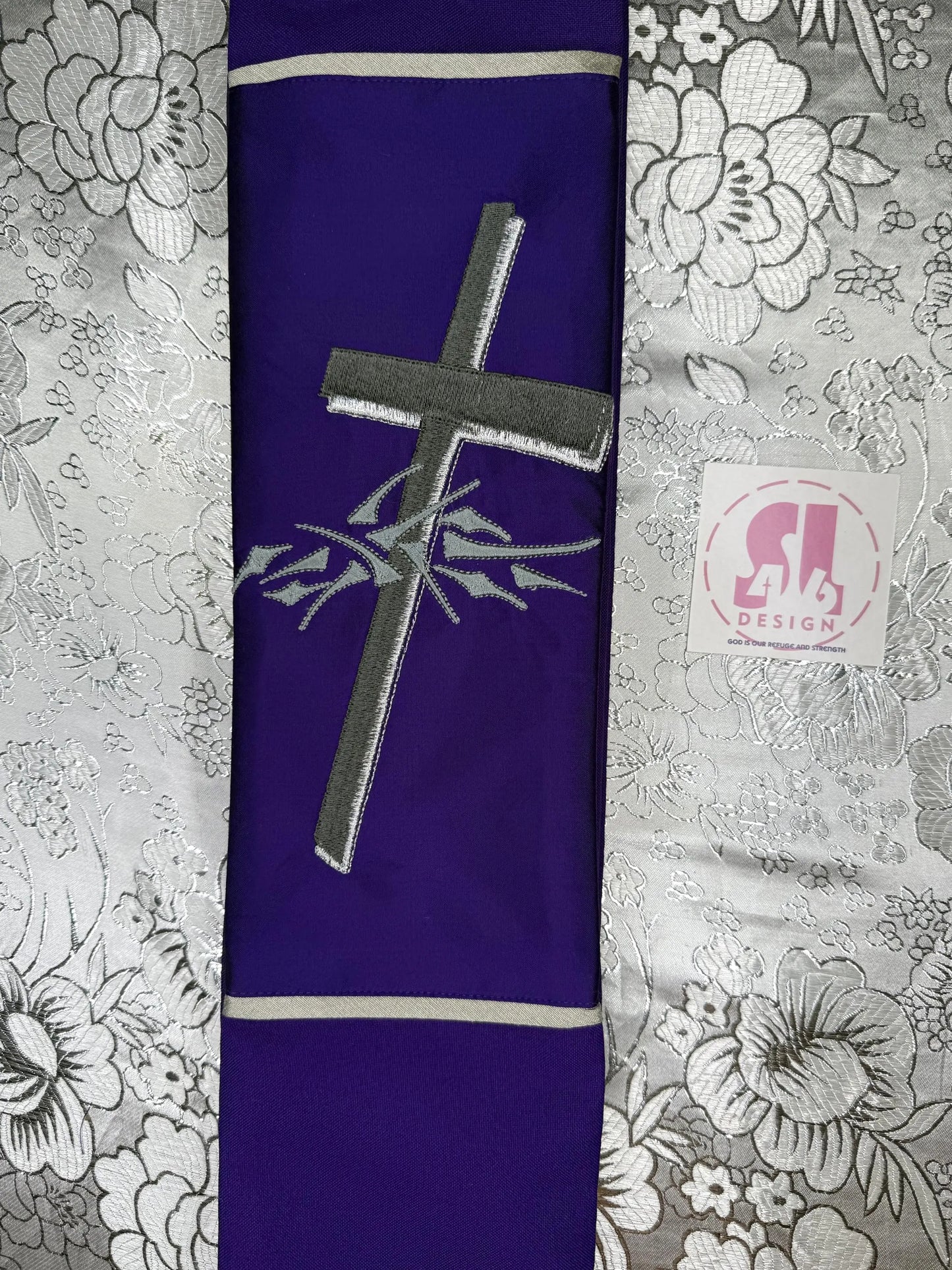 Passion of Christ Crown of Thorns  - Deacon stole