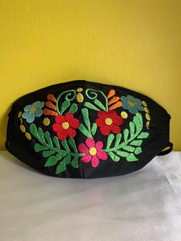 Mexican Flowers mask