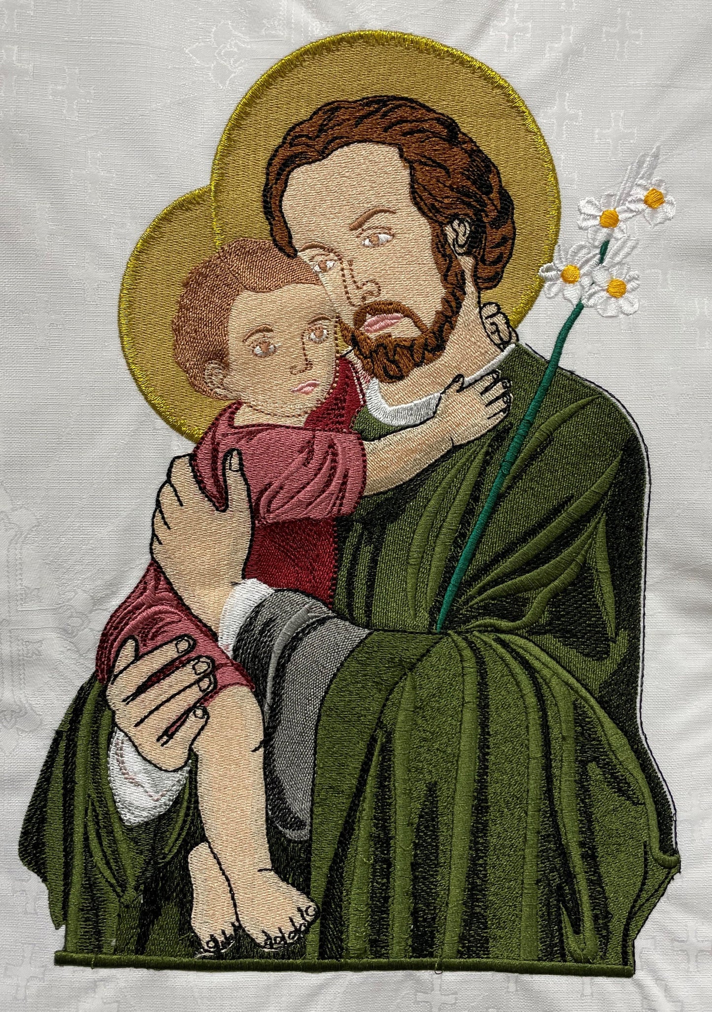 Priest chasuble - St. Joseph - Custom made