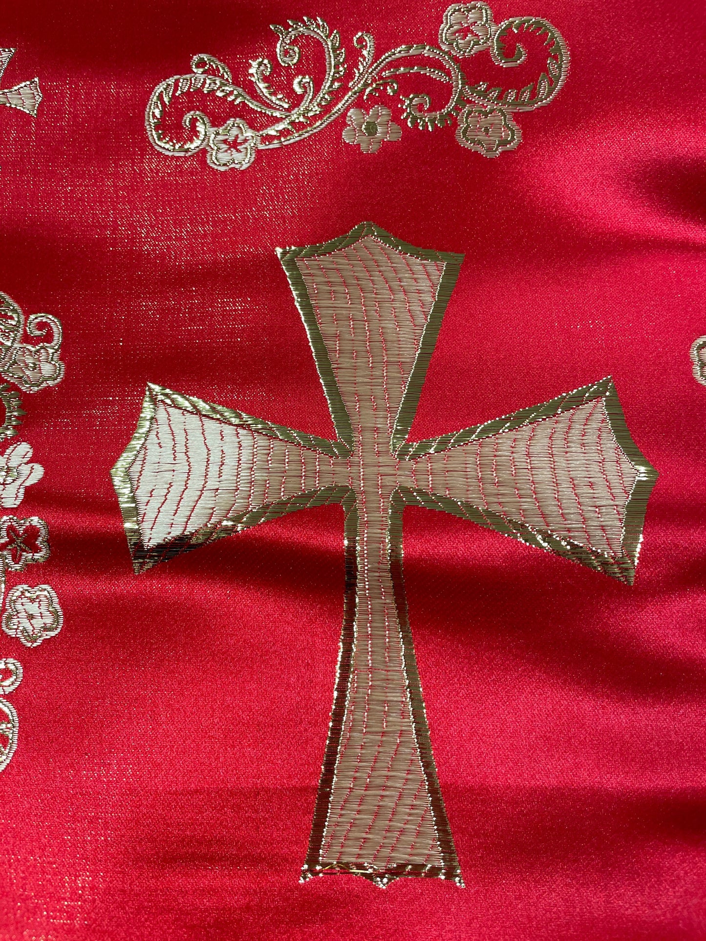 Deacon Stole in Brocade Fabric - Custom made