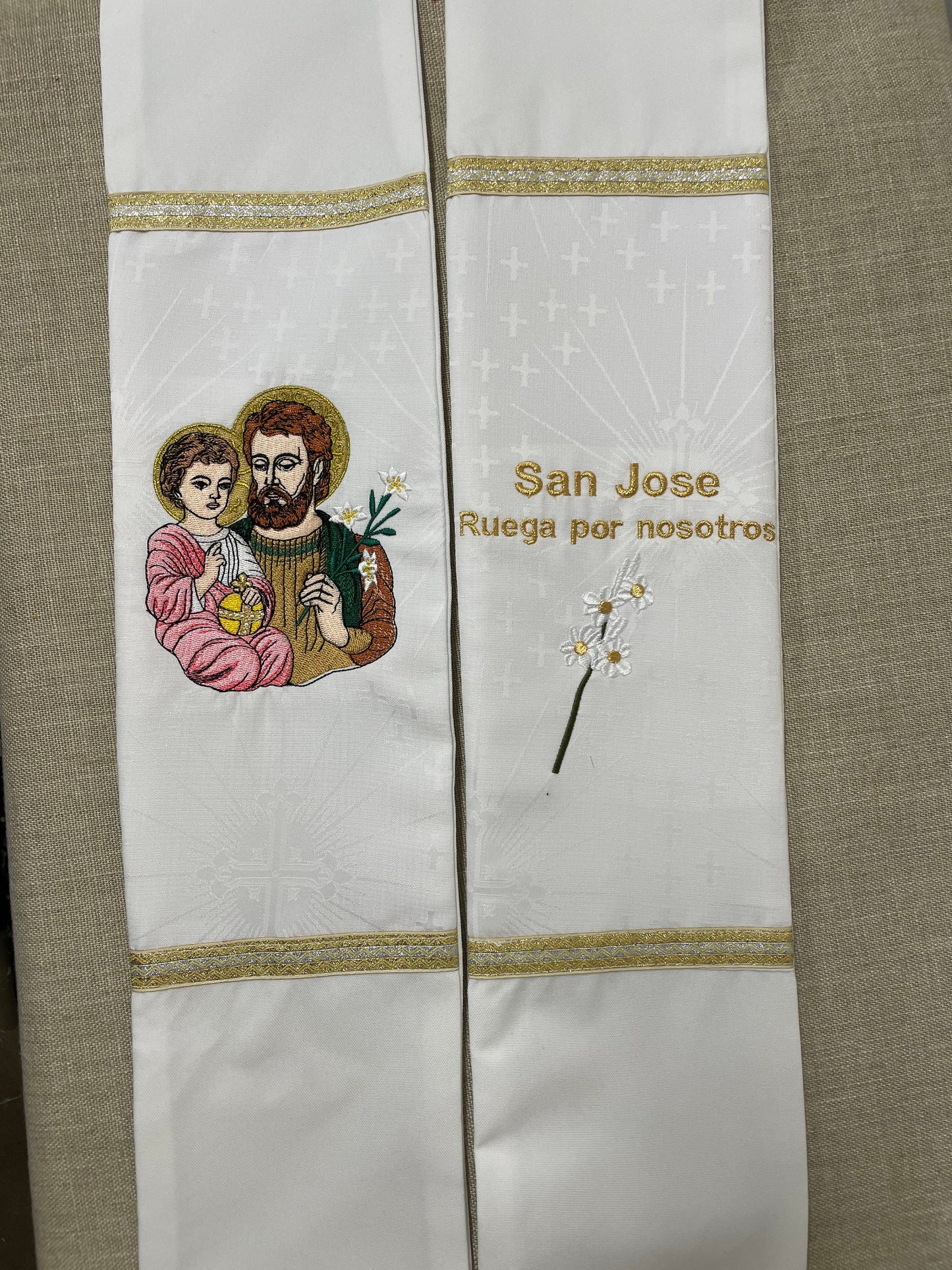 Priest stole - St Joseph