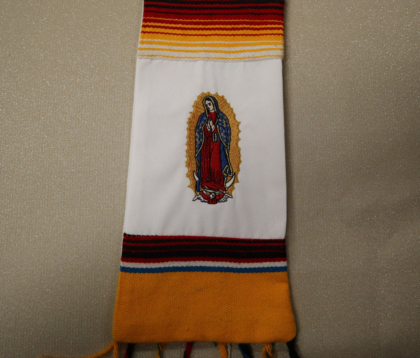 Embroidered Serape Stole Sash