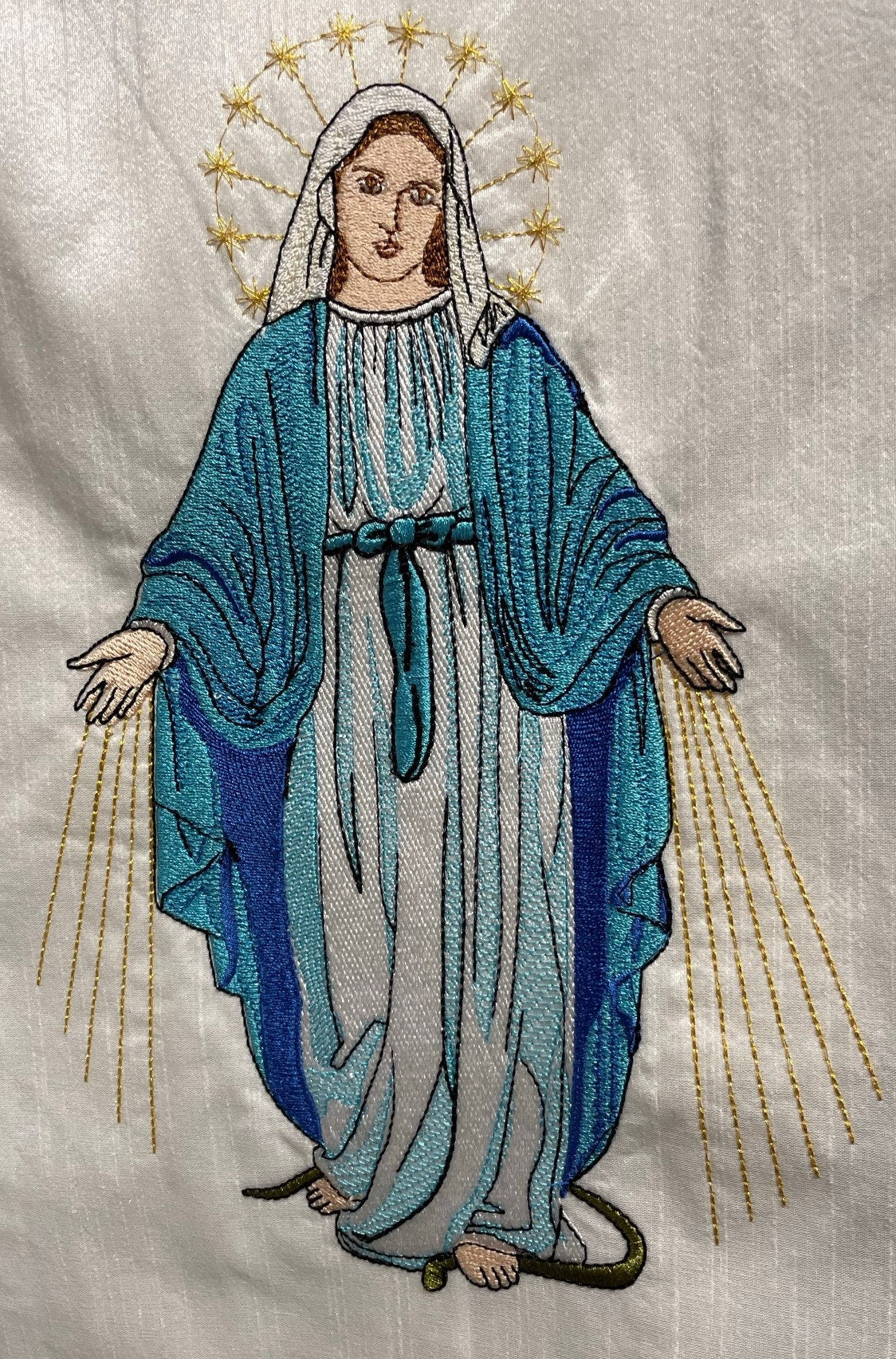 Priest chasuble - Virgin Mary - Custom made