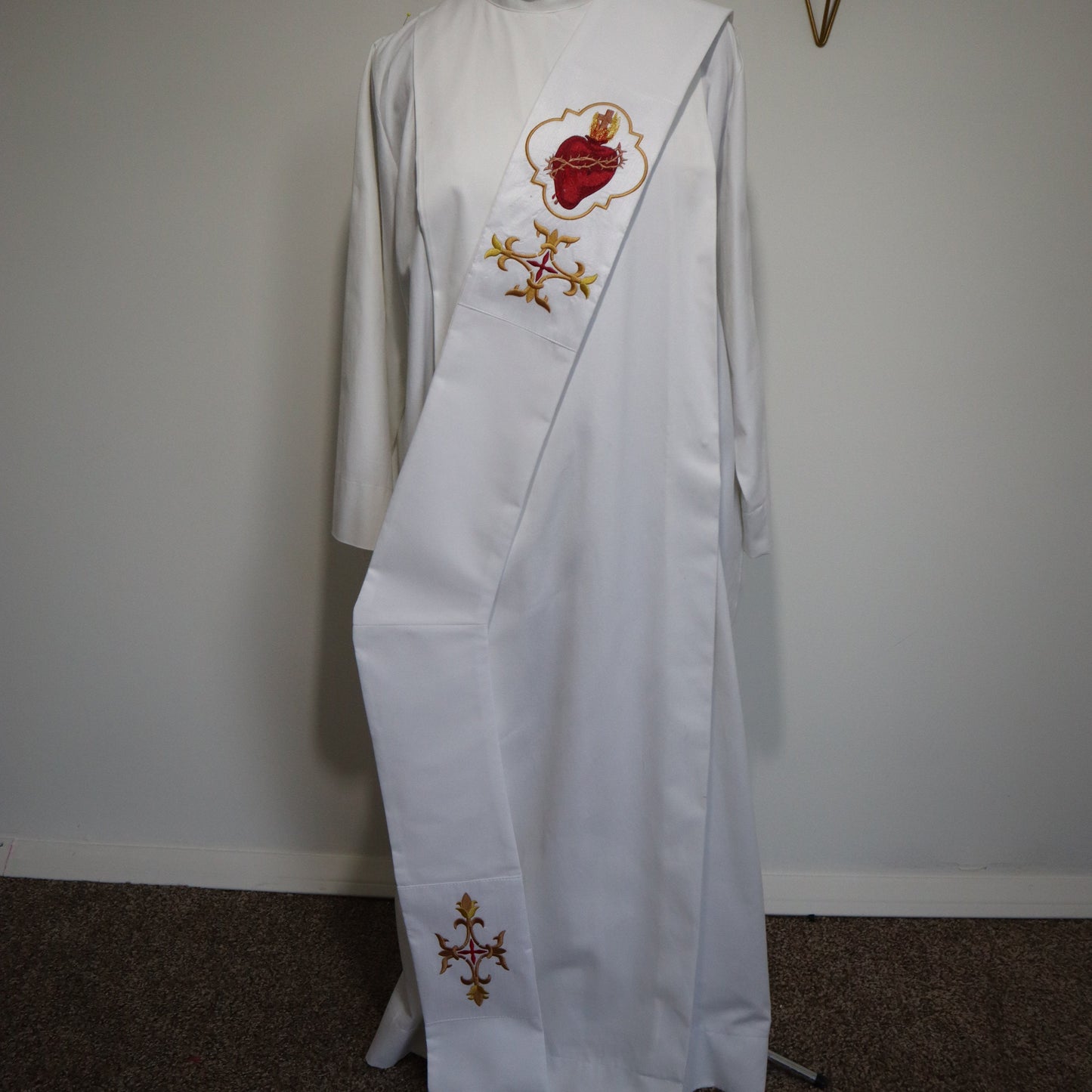 Deacon stole - Sacred Heart