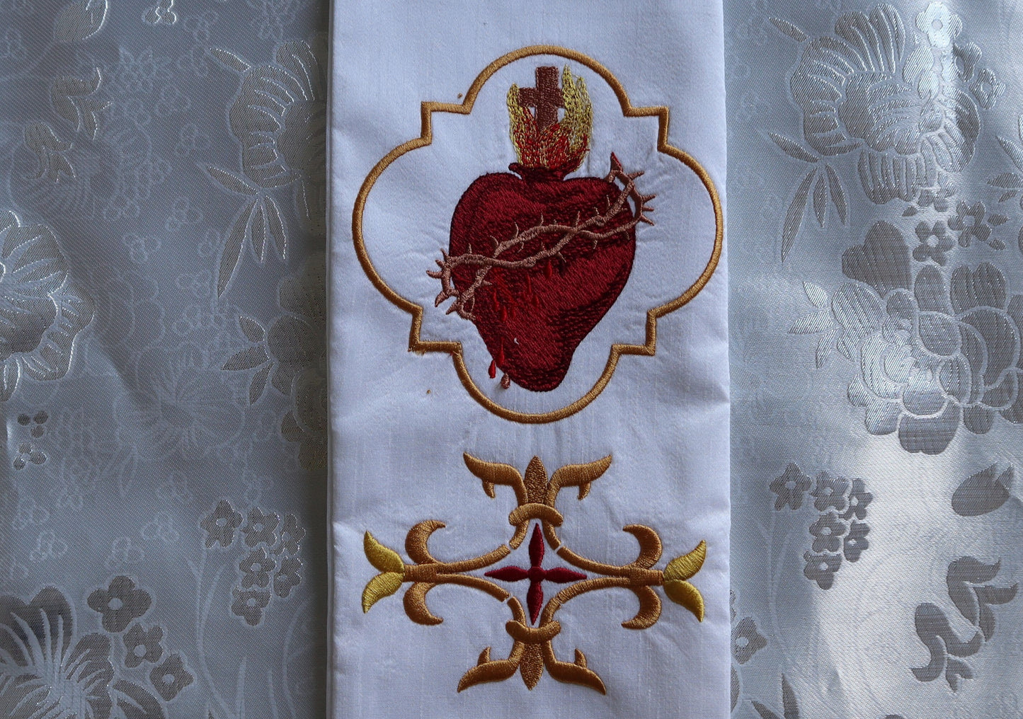 Deacon stole - Sacred Heart