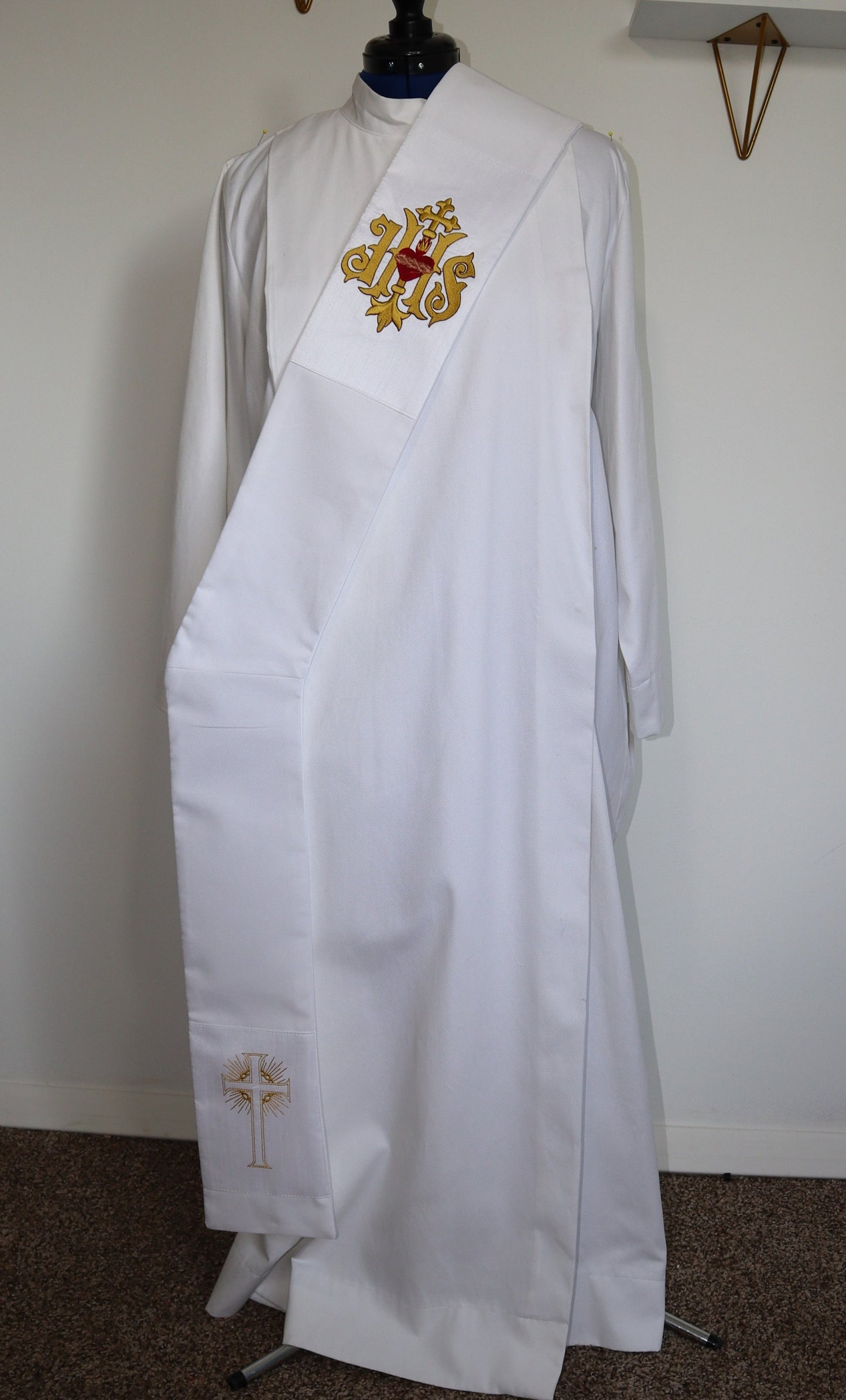 JHS - SACRED HEART  STOLE - CUSTOM