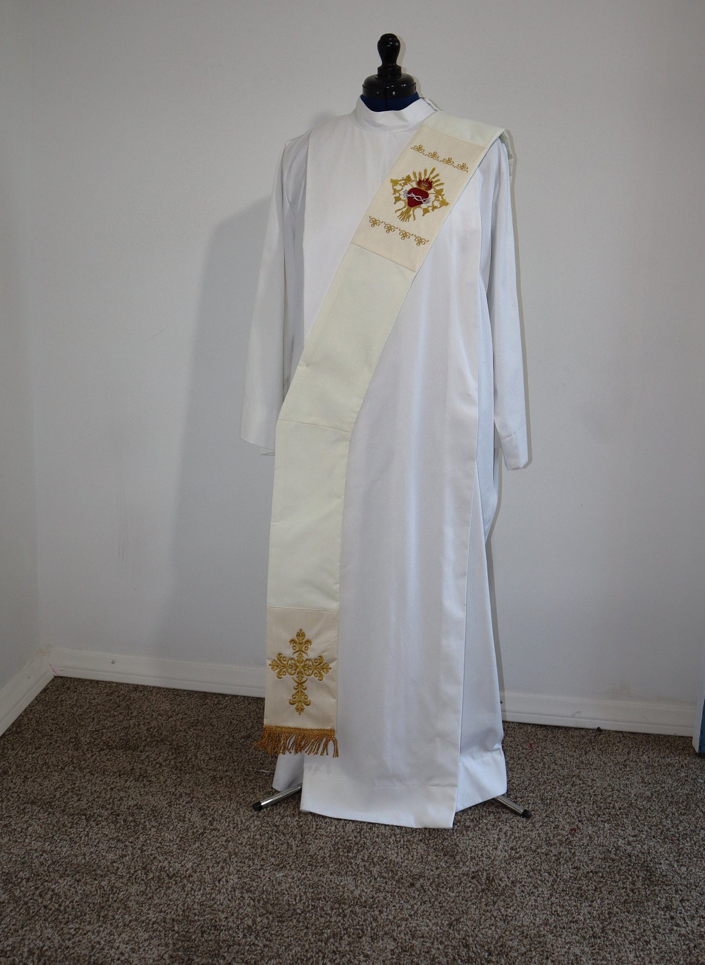 Deacon stole - Sacred Heart