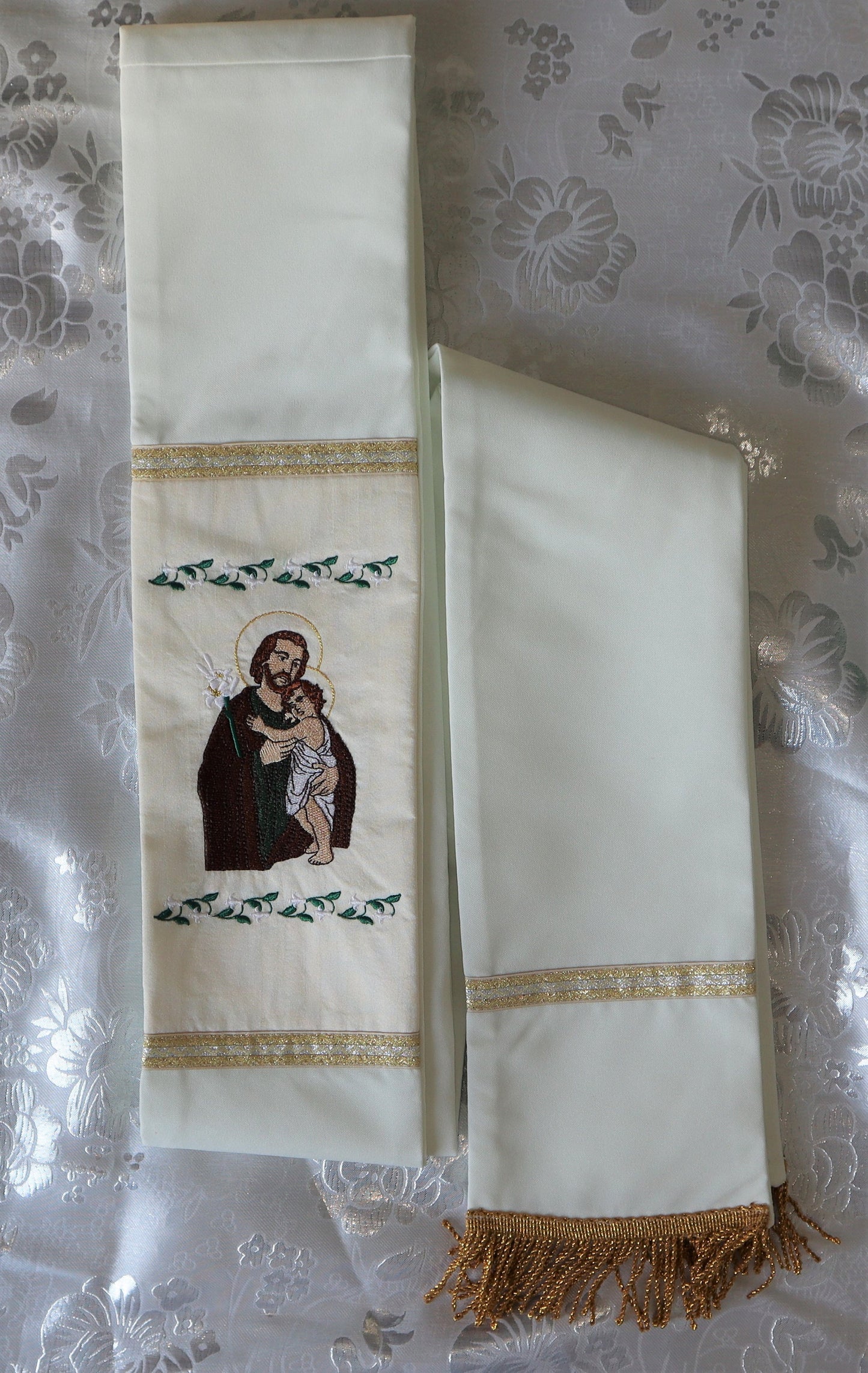 St Joseph Deacon stole - Custom made