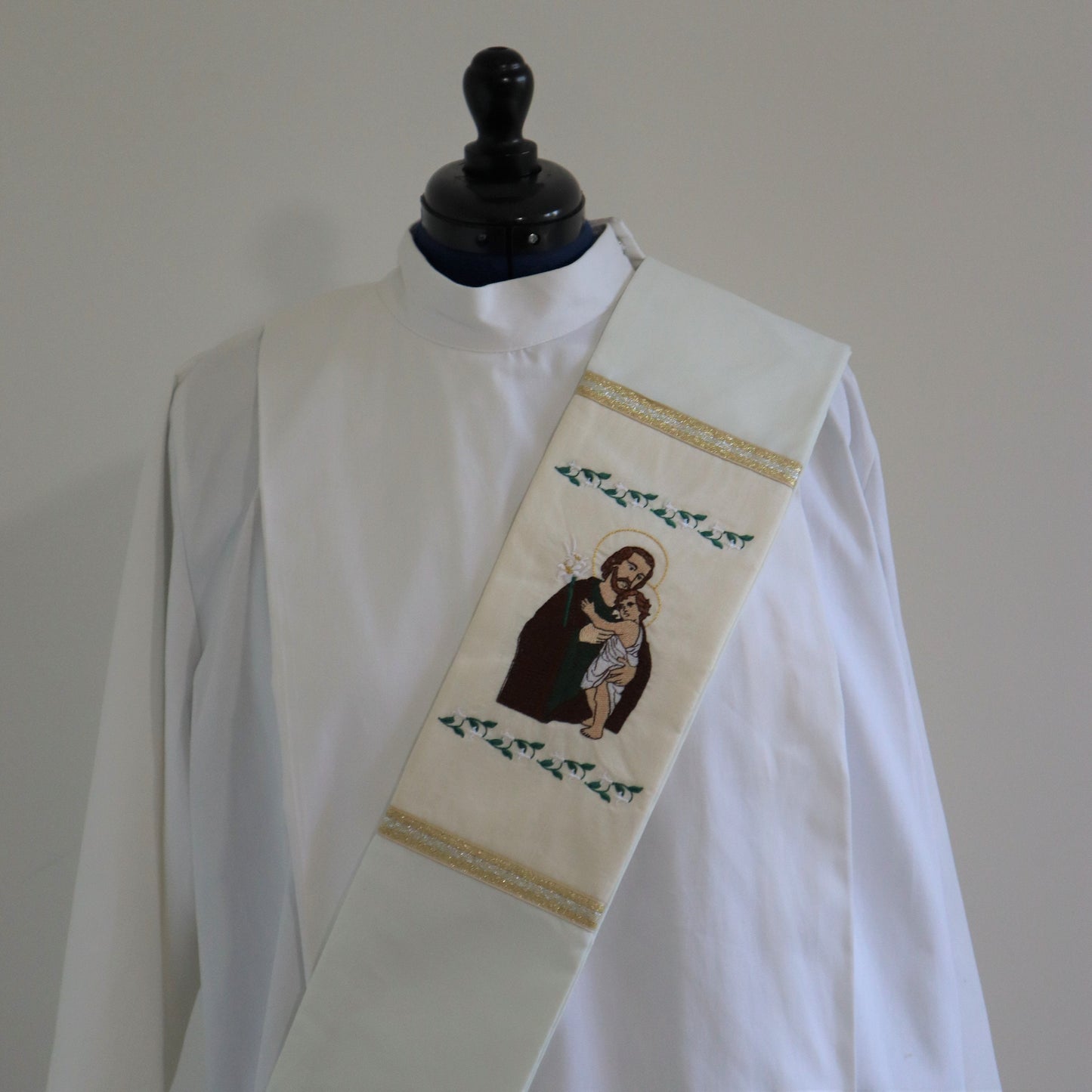 St Joseph Deacon stole - Custom made