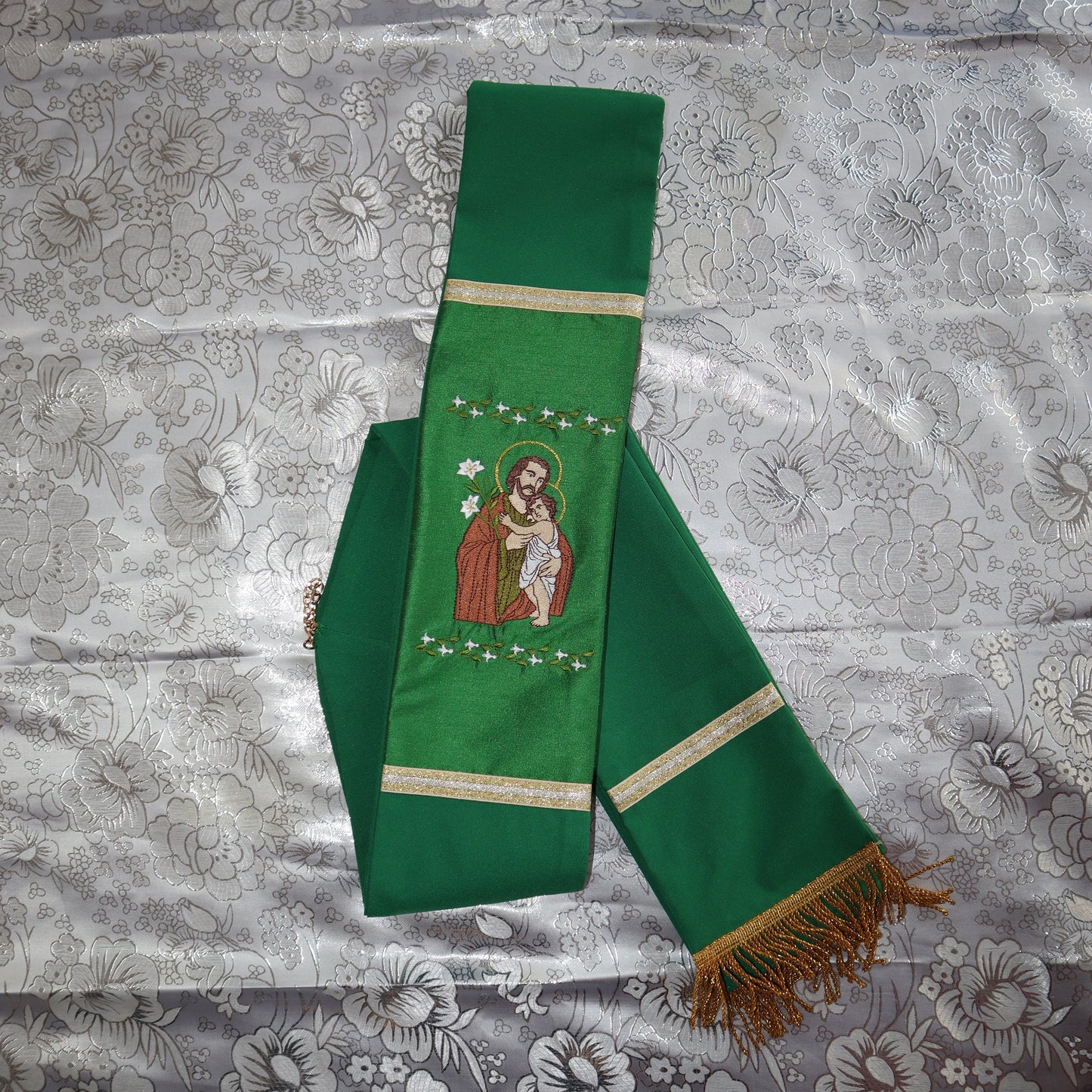 St Joseph Deacon stole - Custom made