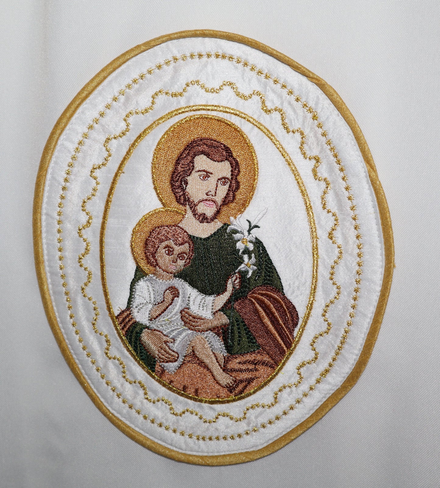 Priest chasuble - St. Joseph - Custom made