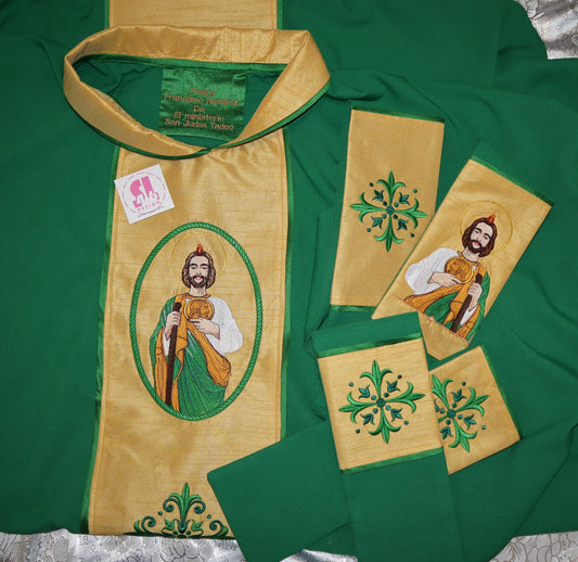 Priest chasuble - St. Jude - Custom made